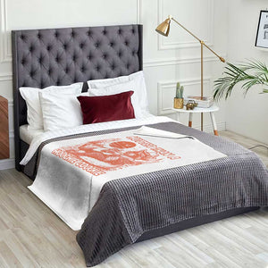 Funny Hotter Than A Hoochie Coochie Throw Blanket Summer Racoon Music TS11 Print Your Wear