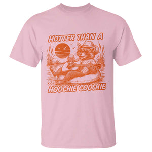 Funny Hotter Than A Hoochie Coochie T Shirt Summer Racoon Music TS11 Light Pink Print Your Wear