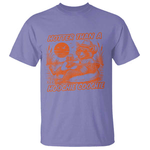 Funny Hotter Than A Hoochie Coochie T Shirt Summer Racoon Music TS11 Violet Print Your Wear