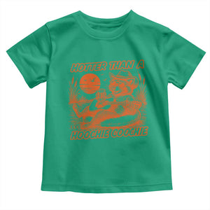Funny Hotter Than A Hoochie Coochie Toddler T Shirt Summer Racoon Music TS11 Irish Green Print Your Wear