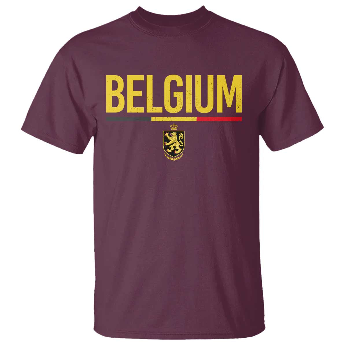 Belgium Belgian Flag T Shirt Belgian Lion Coat of Arms Belgie Souvenir TS11 Print Your Wear