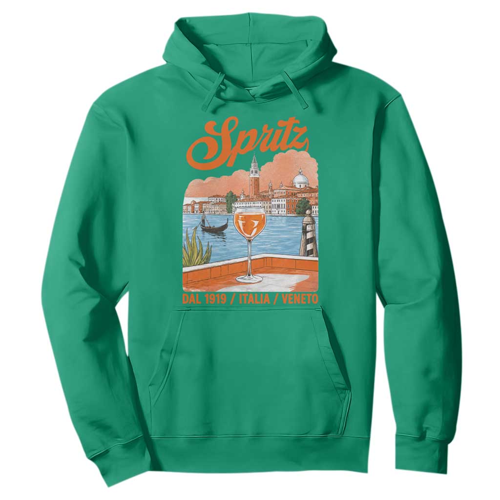 Spritz Veneto Hoodie Italia Vintage Orange Wine Cocktail Dal 1919