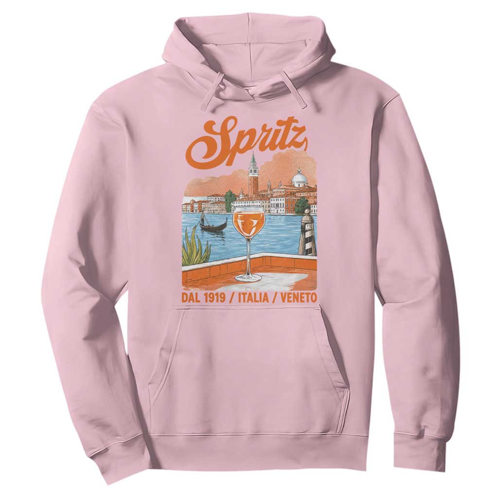 Spritz Veneto Hoodie Italia Vintage Orange Wine Cocktail Dal 1919
