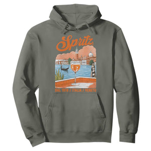Spritz Veneto Hoodie Italia Vintage Orange Wine Cocktail Dal 1919