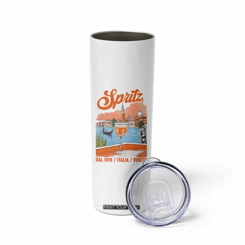 Spritz Veneto Skinny Tumbler Italia Vintage Orange Wine Cocktail Dal 1919
