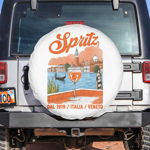 Spritz Veneto Spare Tire Cover Italia Vintage Orange Wine Cocktail Dal 1919