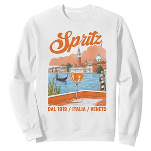 Spritz Veneto Sweatshirt Italia Vintage Orange Wine Cocktail Dal 1919