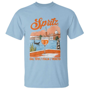 Spritz Veneto T Shirt Italia Vintage Orange Wine Cocktail Dal 1919