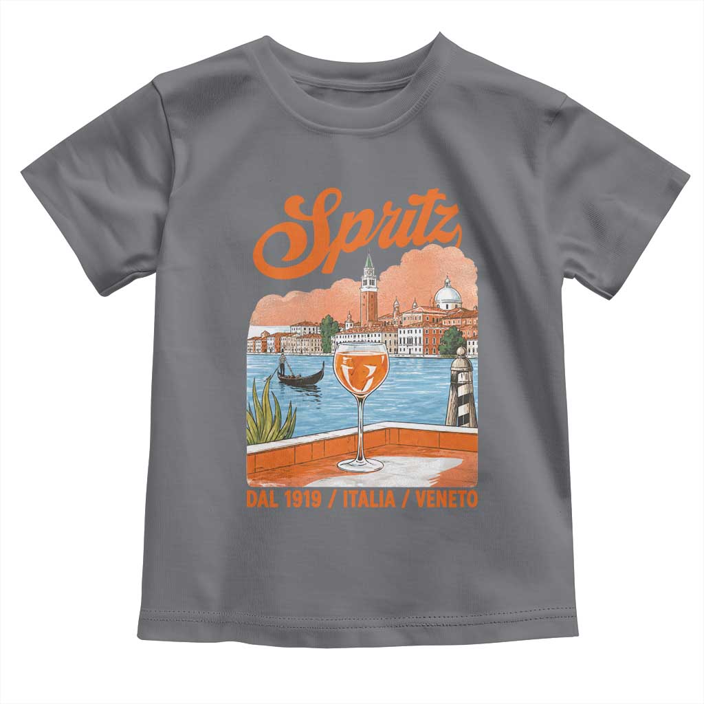 Spritz Veneto Toddler T Shirt Italia Vintage Orange Wine Cocktail Dal 1919