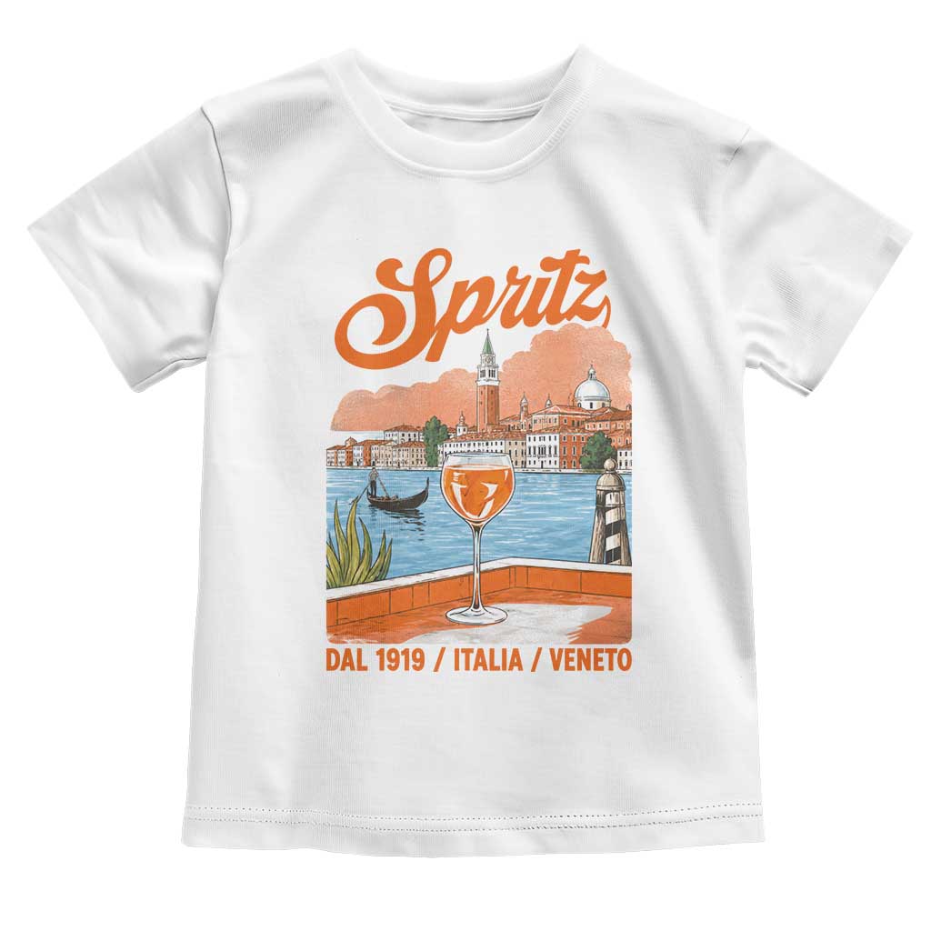 Spritz Veneto Toddler T Shirt Italia Vintage Orange Wine Cocktail Dal 1919