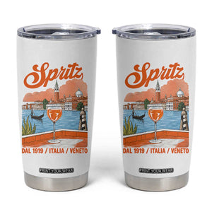 Spritz Veneto Tumbler Cup Italia Vintage Orange Wine Cocktail Dal 1919