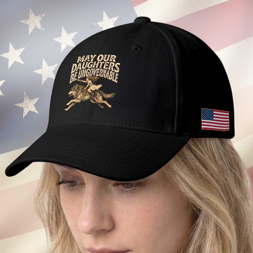 May Our Daughters Be Ungovernable Feminist Girl Baseball Cap