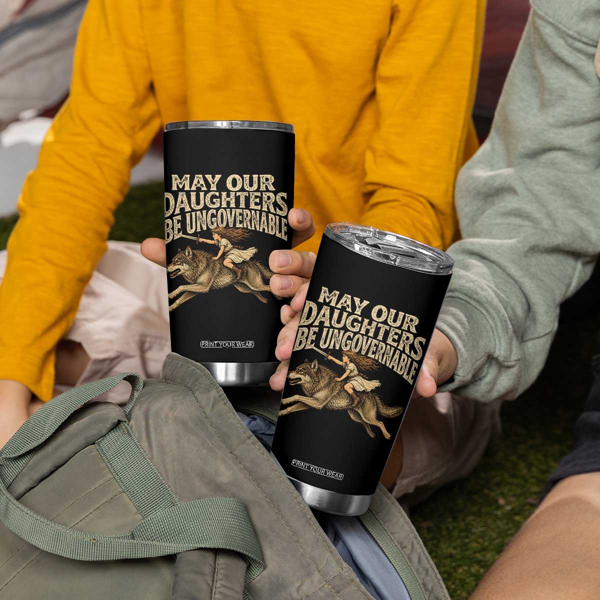 May Our Daughters Be Ungovernable Feminist Girl Tumbler Cup