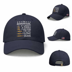 I'm Ammosexual It Wasn't A Choice 2nd Amendment Gun Lovers Baseball Cap