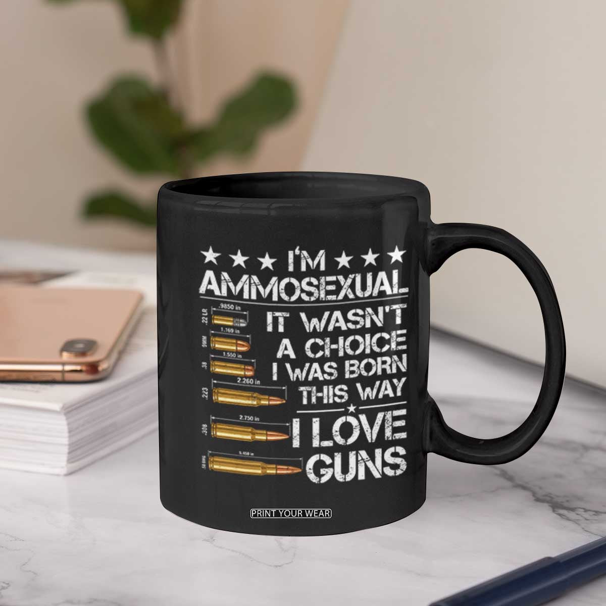 I'm Ammosexual It Wasn't A Choice 2nd Amendment Gun Lovers Coffee Mug