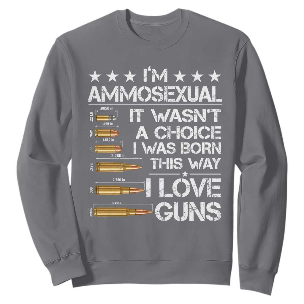 I'm Ammosexual It Wasn't A Choice 2nd Amendment Gun Lovers Sweatshirt
