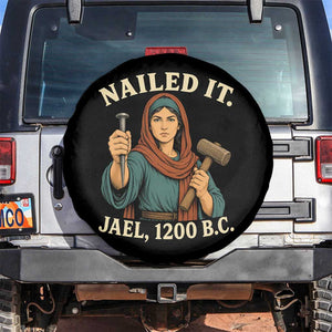 Nailed It Jael 1200 BC Spare Tire Cover Funny Biblical Feminist Religious
