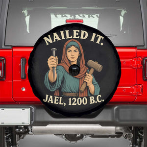 Nailed It Jael 1200 BC Spare Tire Cover Funny Biblical Feminist Religious