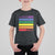 Harris Walz LGBT T Shirt For Kid Presidential Election 2024 Rainbow Flag TS11 Black Print Your Wear