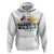 Harris Walz For A Brighter Tomorrow Hoodie Retro Sunshine Blue Wave Coconut Tree TS11 White Print Your Wear