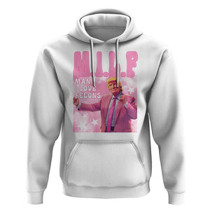 Funny Trump Supporter Hoodie MILF Man I Love Felons Pink Dancing Trump TS11 White Print Your Wear