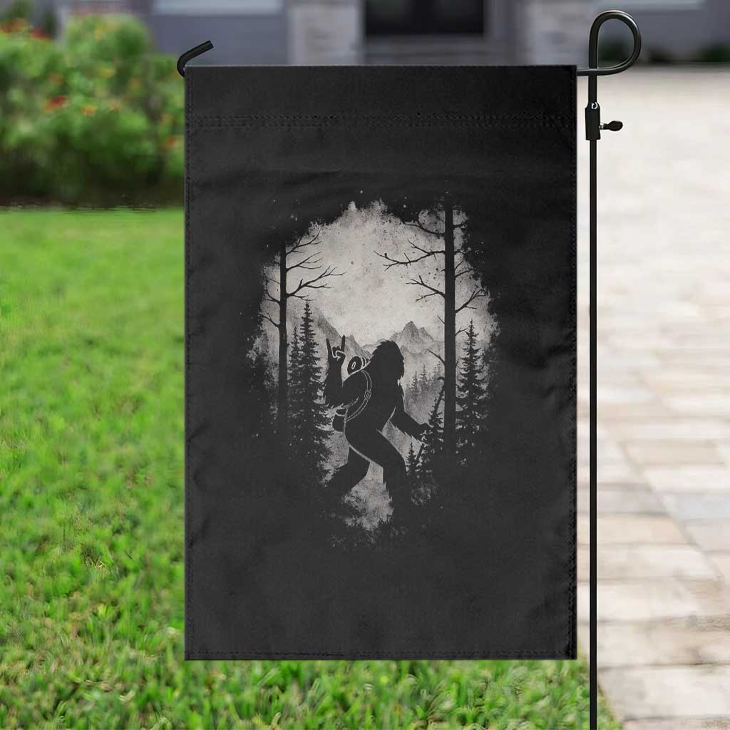 Funny Bigfoot Hiking Night Stroll Mountain Forest Garden Flag TS11 Print Your Wear