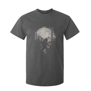 Funny Bigfoot Hiking Night Stroll Mountain Forest T Shirt For Kid TS11 Dark Heather Print Your Wear