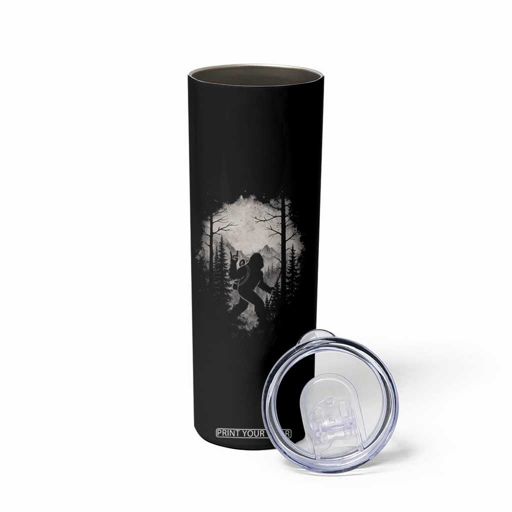 Funny Bigfoot Hiking Night Stroll Mountain Forest Skinny Tumbler TS11 Print Your Wear