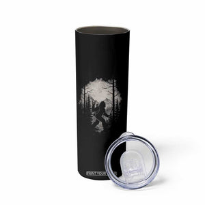 Funny Bigfoot Hiking Night Stroll Mountain Forest Skinny Tumbler TS11 Print Your Wear