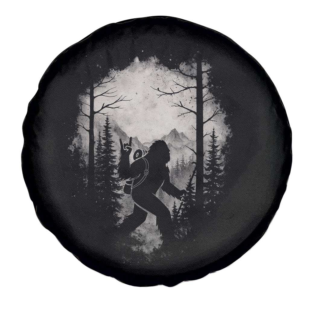 Funny Bigfoot Hiking Night Stroll Mountain Forest Spare Tire Cover TS11 Print Your Wear