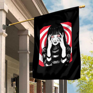 Horror Anime Manga Creepy Goth Japanese Girl Garden Flag TS11 Print Your Wear