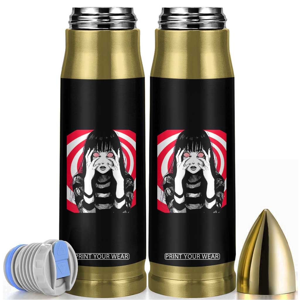 Horror Anime Manga Creepy Goth Japanese Girl Bullet Tumbler TS11 Black Print Your Wear
