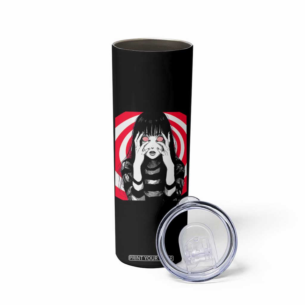 Horror Anime Manga Creepy Goth Japanese Girl Skinny Tumbler TS11 Print Your Wear