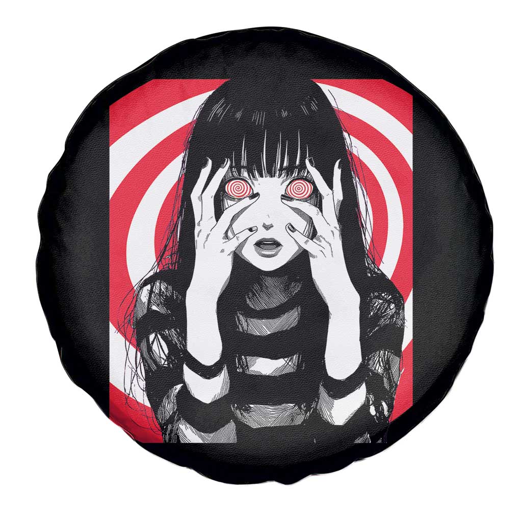 Horror Anime Manga Creepy Goth Japanese Girl Spare Tire Cover TS11 Print Your Wear