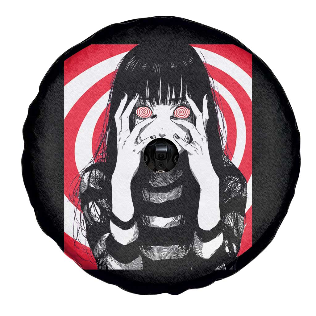 Horror Anime Manga Creepy Goth Japanese Girl Spare Tire Cover TS11 Print Your Wear
