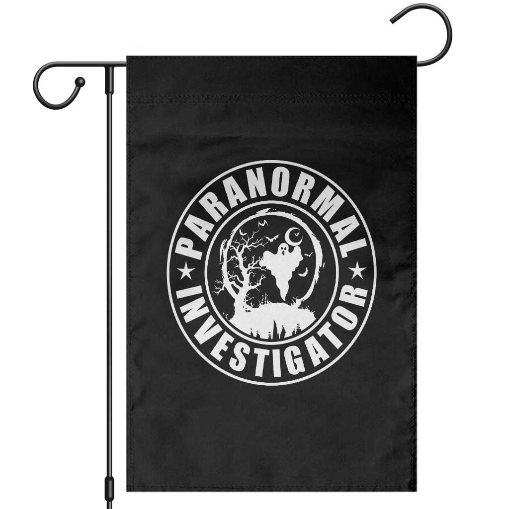 Paranormal Investigator Ghost Hunting Garden Flag EVP Halloween TS11 Black Print Your Wear