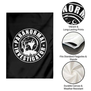 Paranormal Investigator Ghost Hunting Garden Flag EVP Halloween TS11 Print Your Wear