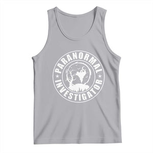 Paranormal Investigator Ghost Hunting Tank Top EVP Halloween TS11 Athletic Heather Print Your Wear