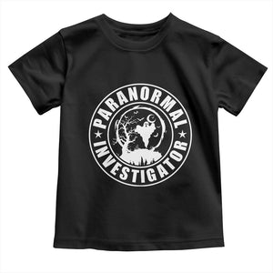 Paranormal Investigator Ghost Hunting Toddler T Shirt EVP Halloween TS11 Black Print Your Wear