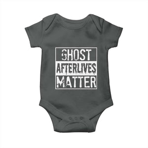 Funny Ghost Hunting Baby Onesie Ghost Afterlives Matter Paranormal Investigator TS11 Dark Heather Print Your Wear
