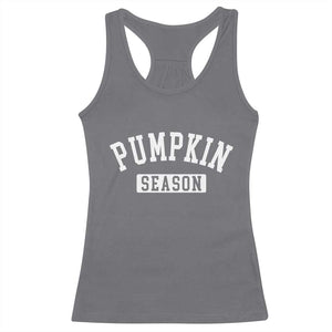 Pumpkin Season Racerback Tank Top Fall Harvest Season Thanksgiving TS11 Charcoal Print Your Wear