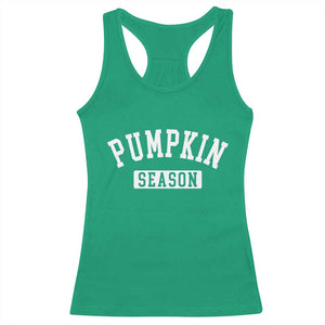 Pumpkin Season Racerback Tank Top Fall Harvest Season Thanksgiving TS11 Irish Green Print Your Wear