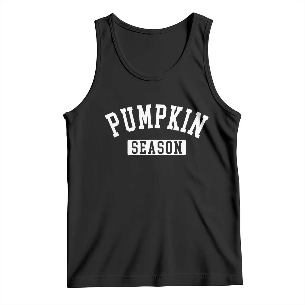 Pumpkin Season Tank Top Fall Harvest Season Thanksgiving TS11 Black Print Your Wear