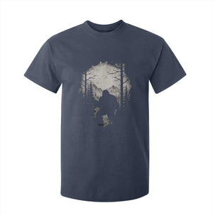 Funny Bigfoot Hunting T Shirt For Kid Sasquatch Wildlife Hunter Forest - Print Your Wear