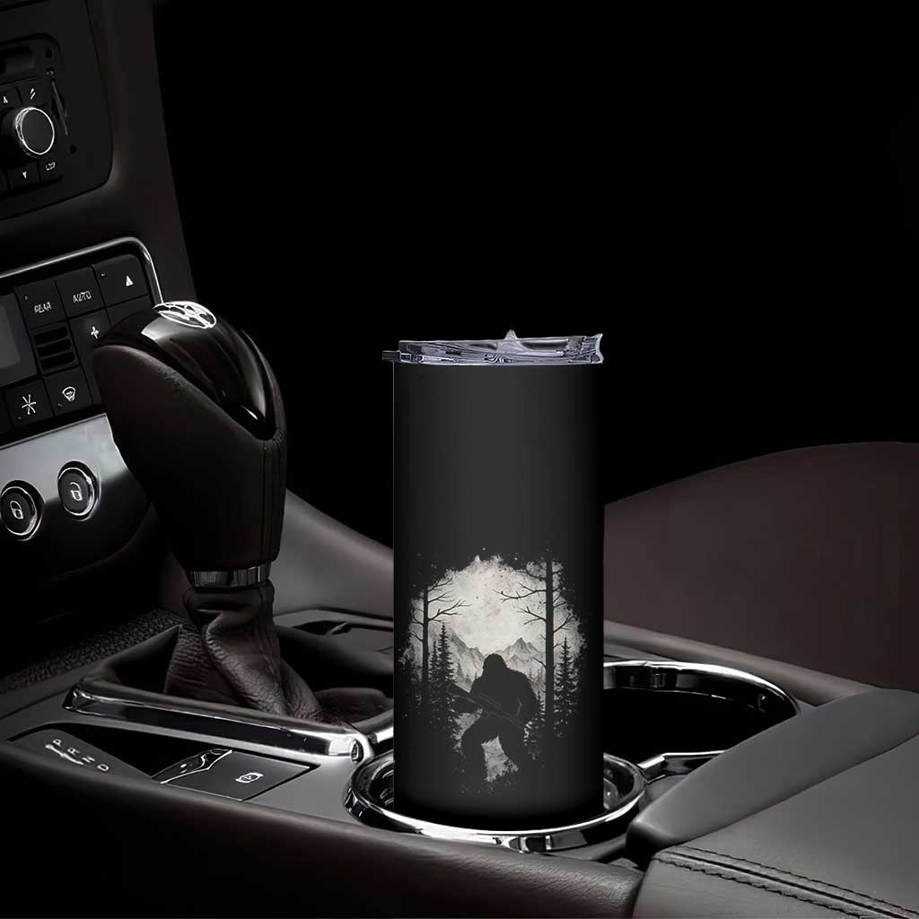 Funny Bigfoot Hunting Skinny Tumbler Sasquatch Wildlife Hunter Forest TS11 Print Your Wear