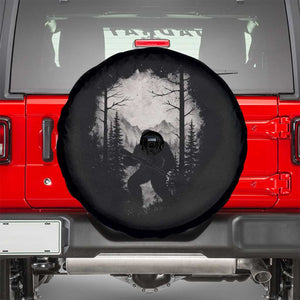 Funny Bigfoot Hunting Spare Tire Cover Sasquatch Wildlife Hunter Forest TS11 Black Print Your Wear