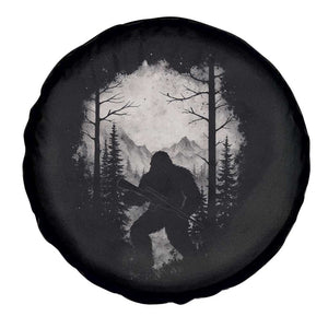 Funny Bigfoot Hunting Spare Tire Cover Sasquatch Wildlife Hunter Forest TS11 Print Your Wear