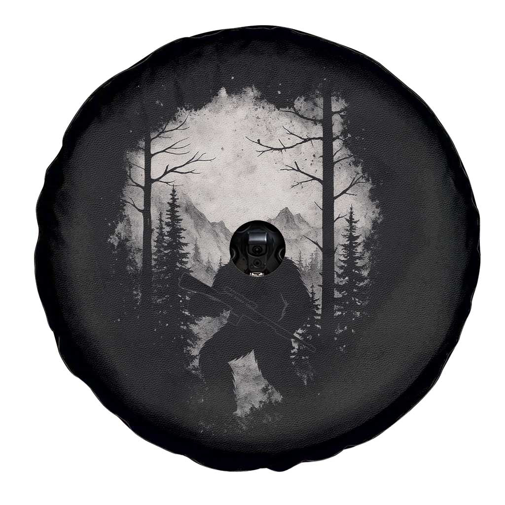 Funny Bigfoot Hunting Spare Tire Cover Sasquatch Wildlife Hunter Forest TS11 Print Your Wear
