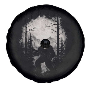 Funny Bigfoot Hunting Spare Tire Cover Sasquatch Wildlife Hunter Forest TS11 Print Your Wear