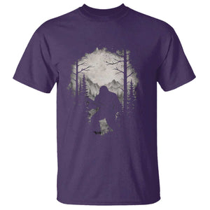 Funny Bigfoot Hunting T Shirt Sasquatch Wildlife Hunter Forest - Print Your Wear